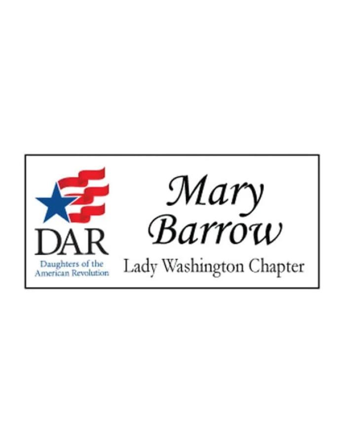 DAR Daughters of the American Revolution Badge